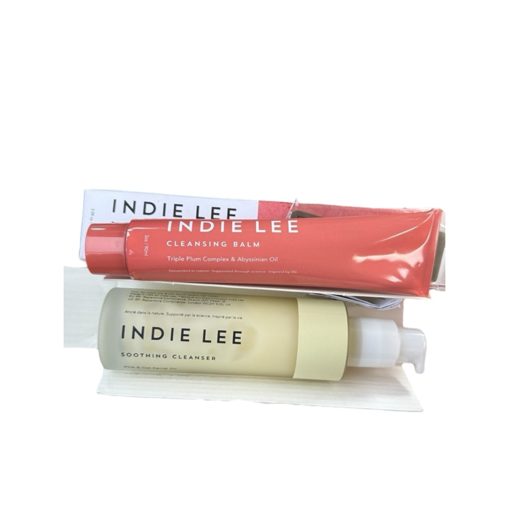 Indie Lee Cleansing Balm & Soothing Cleanser Set, New